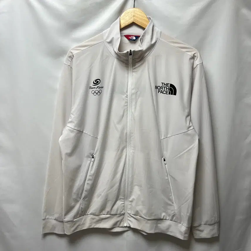 [BUNJANG] The North Face Team Korea Olympic National Team White Training Zip-up Jacket XL / [정품/XL] 노스페이스 팀코리아 화이트 트레이닝 올림픽 국대 집업 자켓