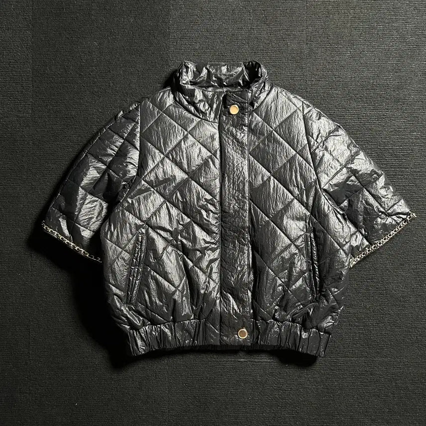 [BUNJANG] Saint John Blue Label Quilted Chain Padded Jacket / 샌존 블루라벨 퀄팅 체인 패딩
