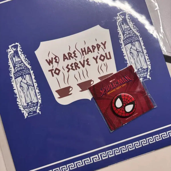 [BUNJANG] Spider-Man Sealed Letter & Badge Set / 미개봉 스파이더맨 편지,뱃지