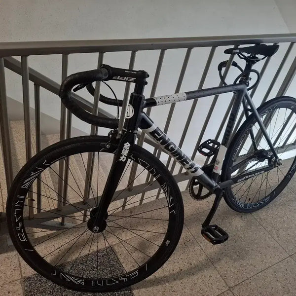 [BUNJANG] Engine 11 Cover Up Neon Charcoal Black Bicycle Frame / 엔진 11