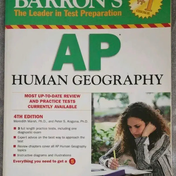 [BUNJANG] Barron's AP Human Geography 4th Edition / AP HUMAN GEOGRAPHY