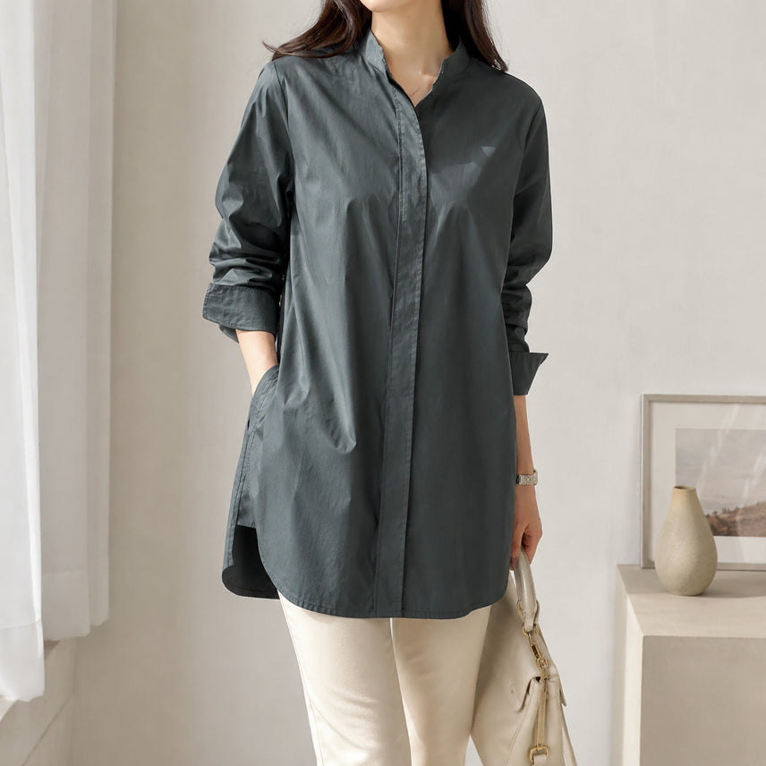 [BUNJANG] DECO Loose Fit Shirt Jacket / [55]데코 루즈핏 셔츠형 자켓