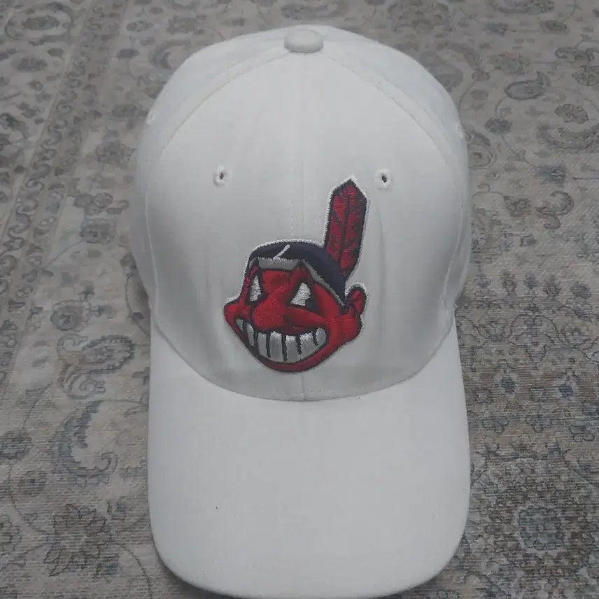 [BUNJANG] MLB Cleveland Indians Chief Wahoo Logo Baseball Cap / MLB 클리블랜드 인디언스 추장 로고 볼캡 (60호까지)