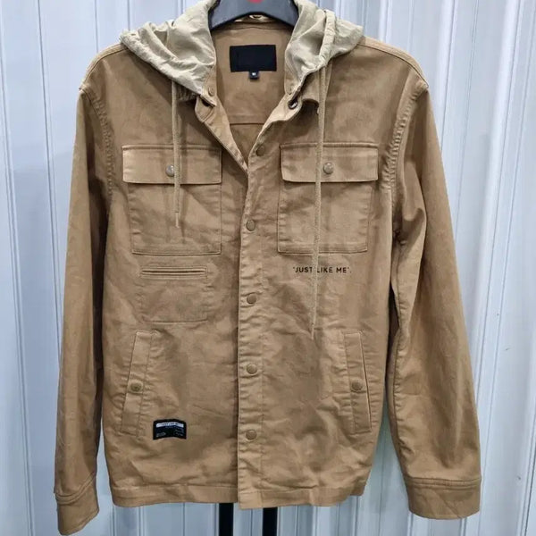 [BUNJANG] FRANK STONE Khaki Hooded Jacket / 프랭크스톤 카키색 후드 자켓