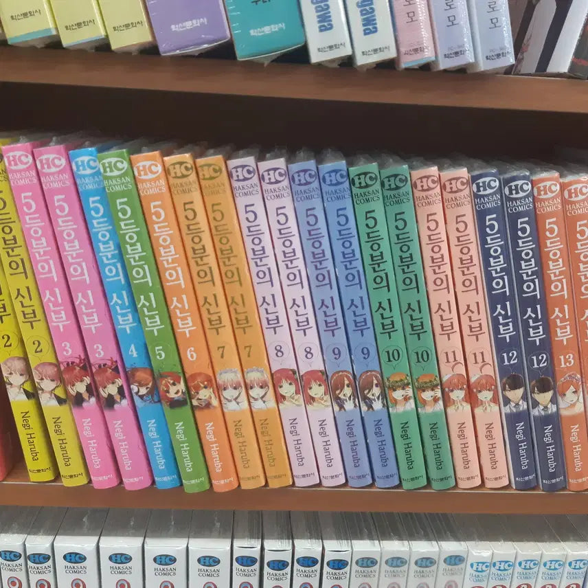 [BUNJANG] The Quintessential Quintuplets Complete Manga Set (Volumes 1-14) - Sealed / 5등분의 신부 1-14 미개봉 만화짱많아 프로안전상점