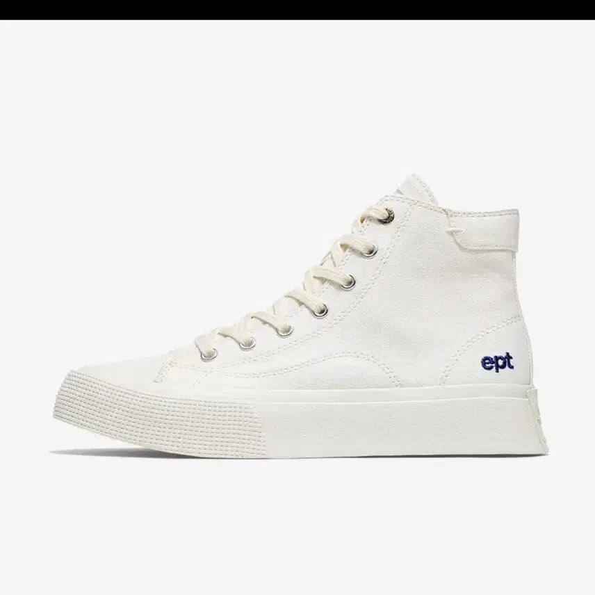[BUNJANG] EPT Hightop Canvas Sneakers White / 이피티 EPT 하이탑 스니커즈 캔버스 단화 화이트 230