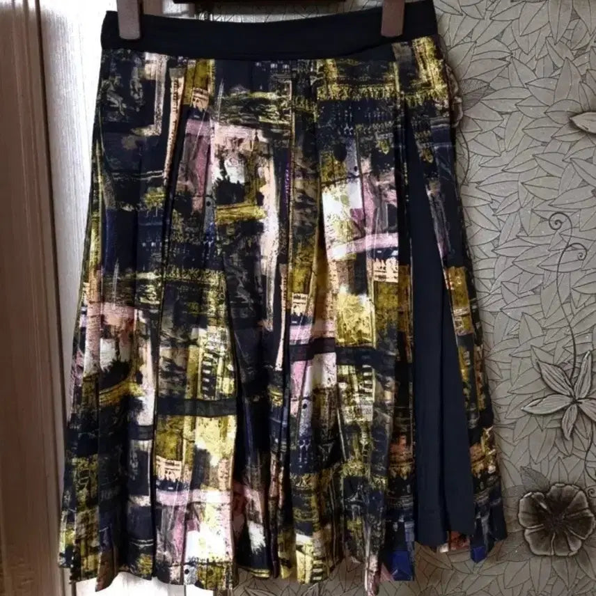 [BUNJANG] Time 100% Silk Pleated Skirt / 타임 실크100%주름스커트 26