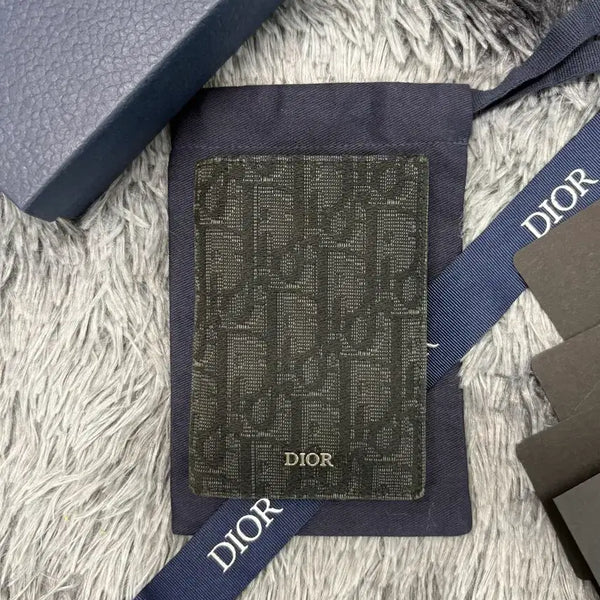 [BUNJANG] Dior Dior Oblique Organizer Cardholder Black / [풀구성/정품] 디올 오블리크 오거나이저 카드지갑 블랙