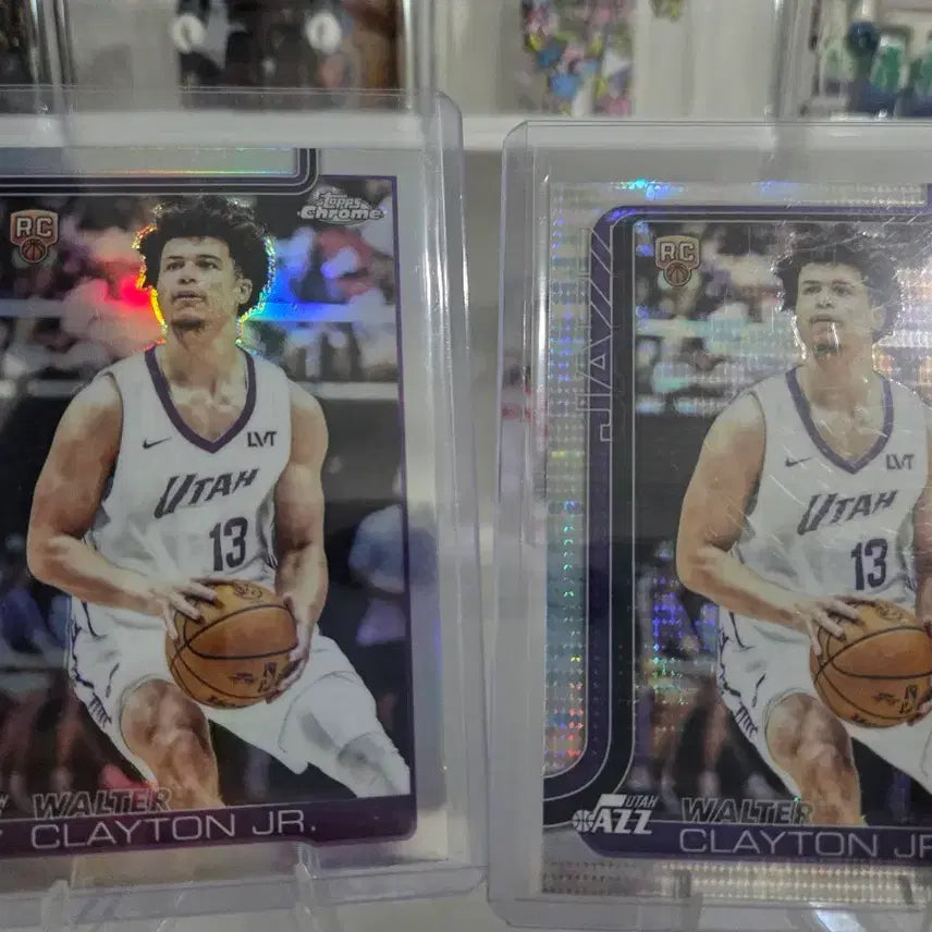 [BUNJANG] Utah Jazz Walter Clayton Jr. Rookie Refractor + Pulsar Refractor 2-Card Lot / 유타째즈)월터 클레이튼 주니어 루키 리플렉터+펄사 리플렉터 2장