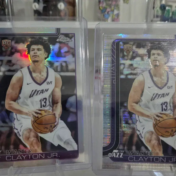 [BUNJANG] Utah Jazz Walter Clayton Jr. Rookie Refractor + Pulsar Refractor 2-Card Lot / 유타째즈)월터 클레이튼 주니어 루키 리플렉터+펄사 리플렉터 2장