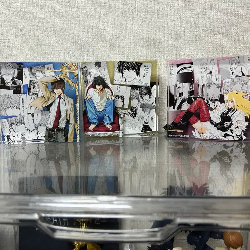[BUNJANG] Death Note Acrylic Stand Set (3 Types) / 데스노트 아크릴 스탠드 3종 세트 일괄