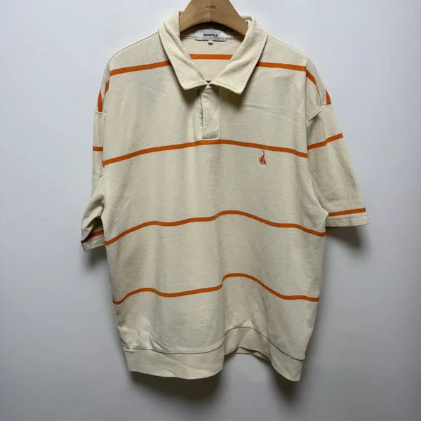 [BUNJANG] BEANPOLE MEN Milano Semi Openneck Short Sleeve T-shirt XL / (321) 빈폴 멘 밀라노 세미오픈넥 반팔티셔츠