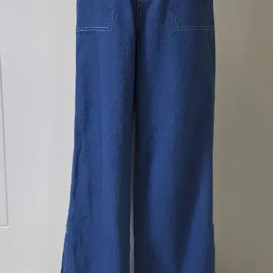 [BUNJANG] Romancic Denim Wide Pants / 로맨시크 데님 와이드 팬츠 새상품