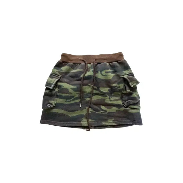 [BUNJANG] Military Mini Skirt / 밀리터리 미니스커트 치마