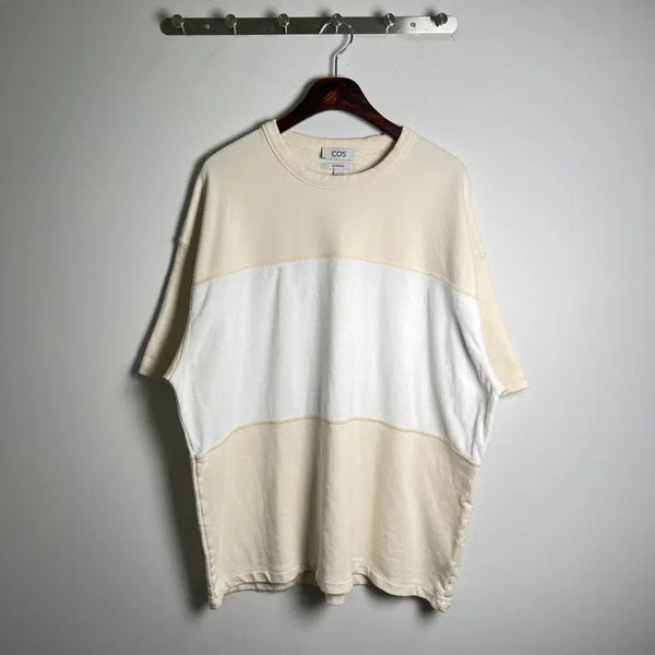 [BUNJANG] COS Oversized Colorblock Short Sleeve T-Shirt XL / COS 코스 오버사이즈 컬러블록 배색 반팔 티셔츠 XL