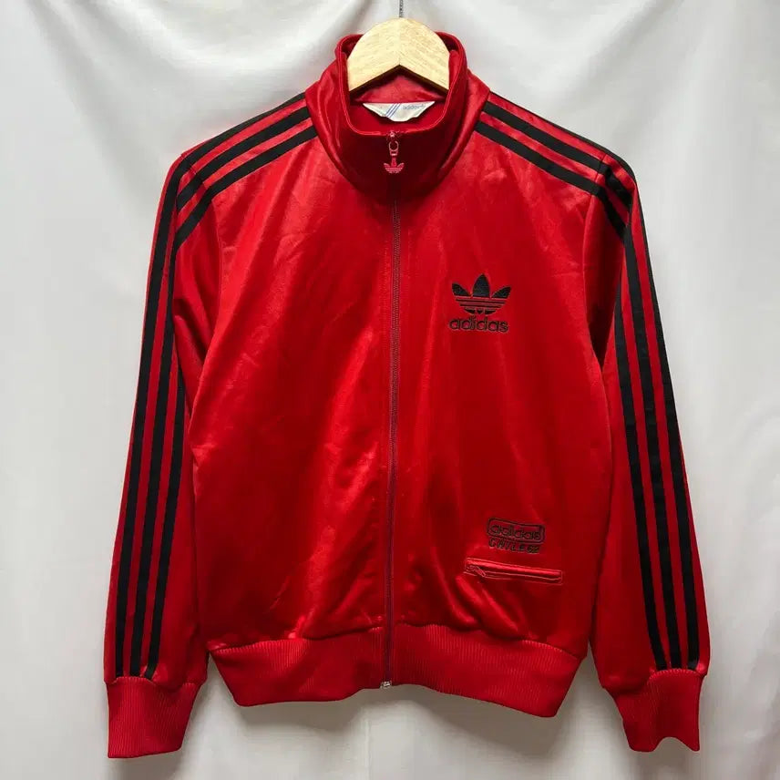 [BUNJANG] Adidas Europa Chile Track Top Jersey Red/Black Size 90 / [정품/90] 아디다스 유로파 칠레 빨검 레드 블랙 트랙탑 져지