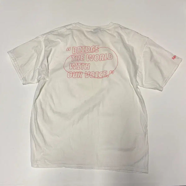 [BUNJANG] Gildan Vintage Back Print Short Sleeve T-Shirt White L / 길단 GILDAN 일본 빈티지 뒷 프린팅 반팔 티셔츠 화이트 L