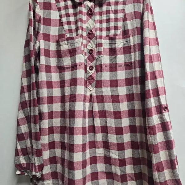 [BUNJANG] Thursday Island Check Long-Sleeve Shirt Size 90 / 써스데이아일랜드 체크 긴팔셔츠 90
