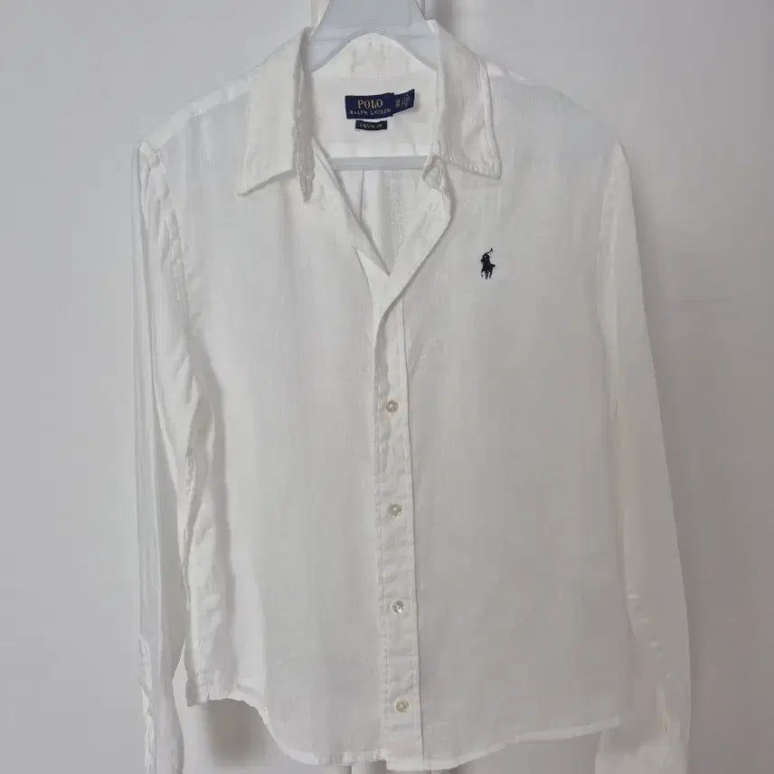 [BUNJANG] Polo Ralph Lauren Linen Shirt White XS / 폴로 랄프로렌 린넨셔츠 화이트/XS