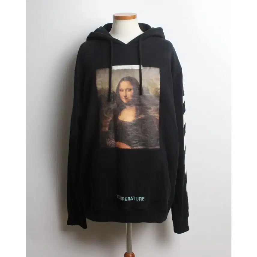 [BUNJANG] Off-White Mona Lisa Arrows Long Sleeve Hoodie Black XL / [정품/당일출고] 오프화이트 모나리자 애로우 긴팔 후드티 블랙 XL / 105