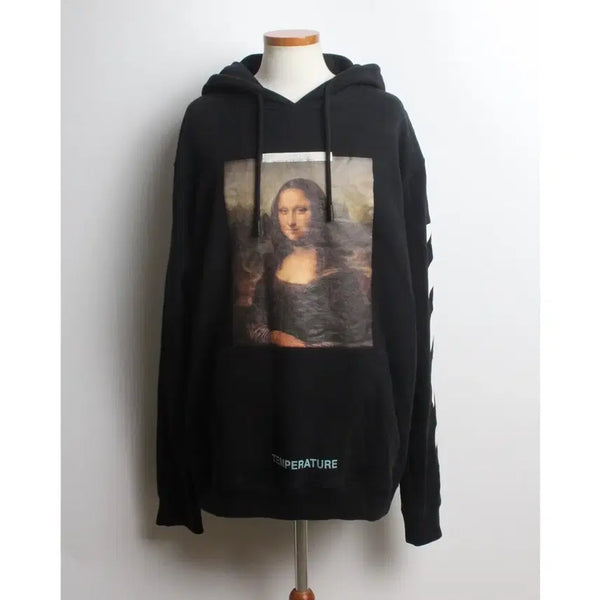 [BUNJANG] Off-White Mona Lisa Arrows Long Sleeve Hoodie Black XL / [정품/당일출고] 오프화이트 모나리자 애로우 긴팔 후드티 블랙 XL / 105