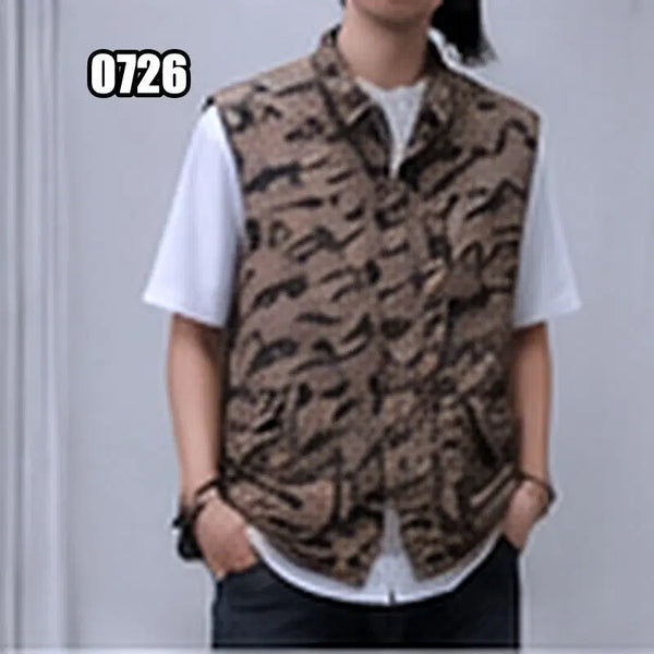 [BUNJANG] Airwalk Vintage Tiger Camouflage Vest / L 에어워크 빈티지 타이거 카모플라주 베스트