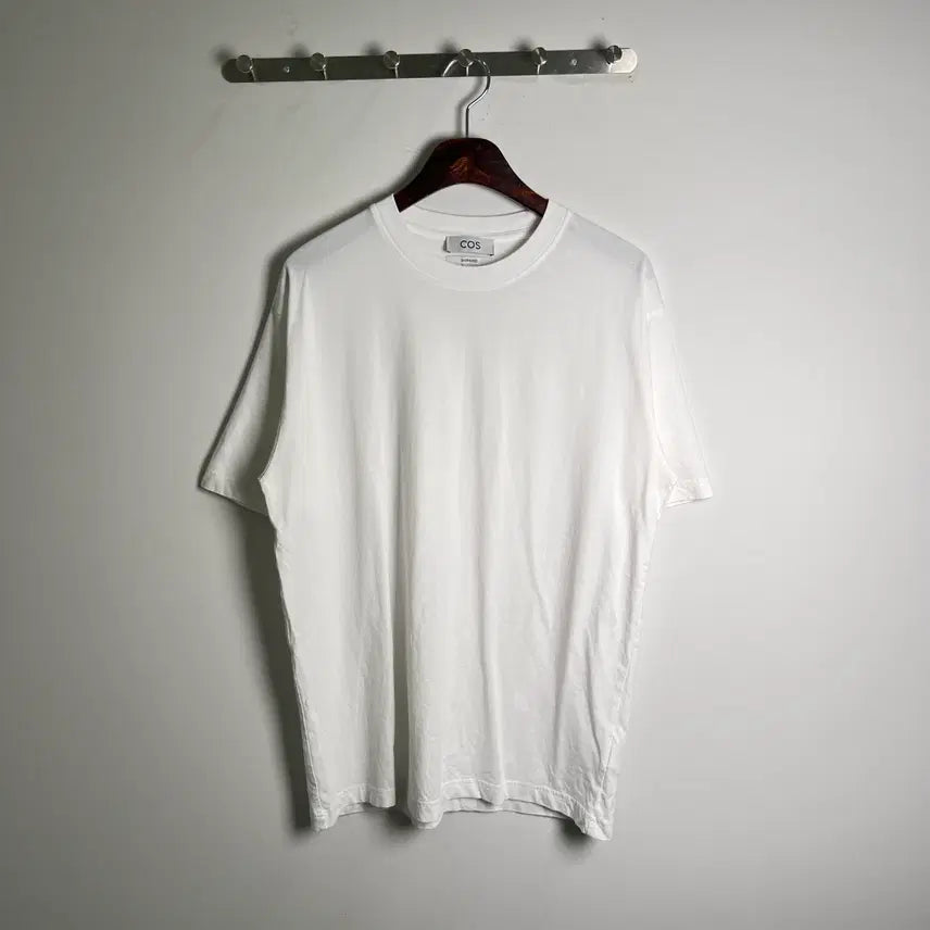 [BUNJANG] COS Oversized White Short Sleeve T-Shirt Size S / COS 코스 오버사이즈 화이트 반팔 티셔츠 S