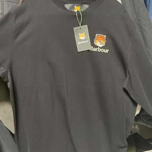 [BUNJANG] Barbour Maison Kitsuné Fox Head Long Sleeve XL / 바버 메종키츠네 폭스헤드 롱슬리브 XL