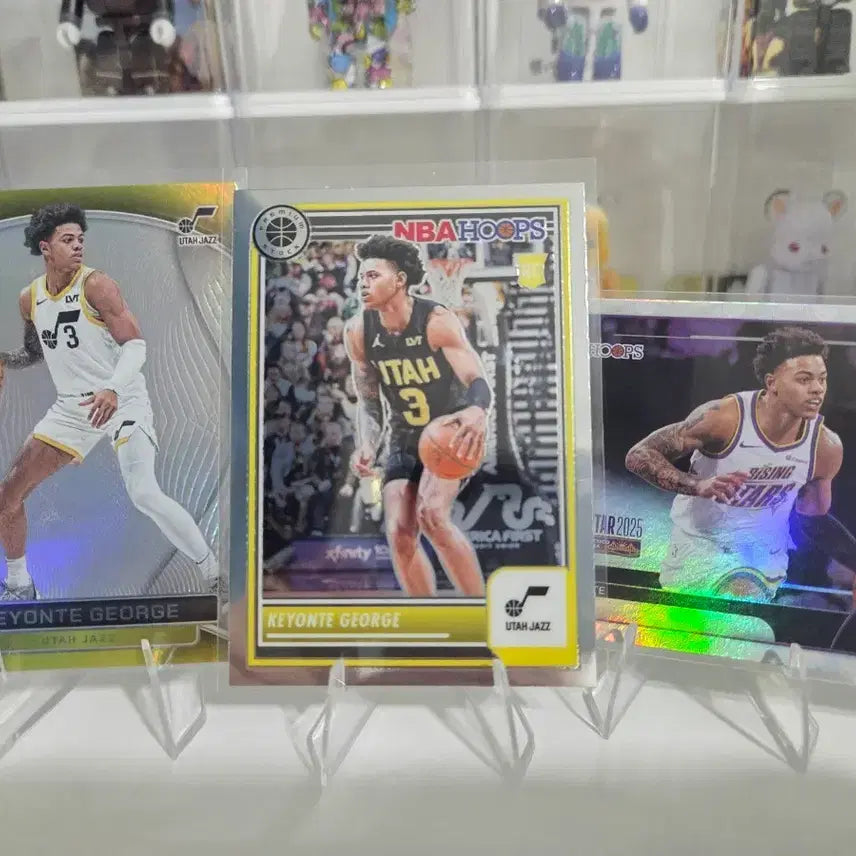[BUNJANG] Yuta Jazz Keyonte George Basketball Cards Bundle Set / 유타째즈)키욘테 조지 카드 3장 일괄