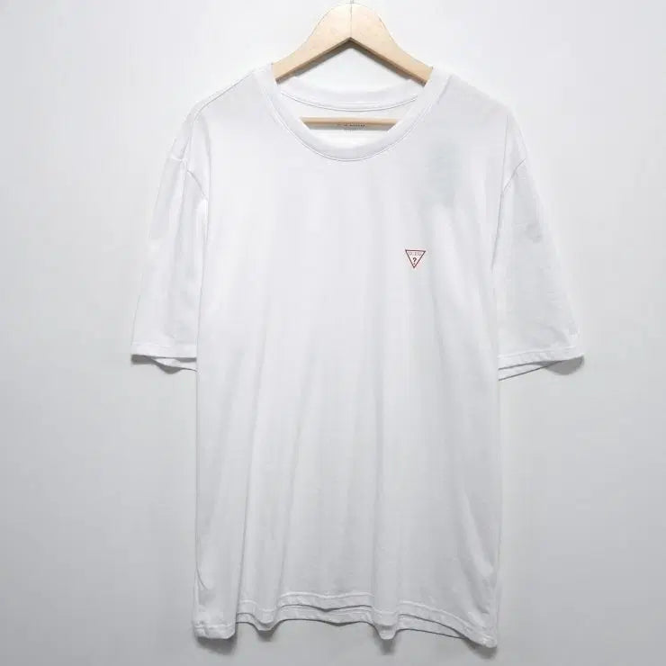 [BUNJANG] GUESS Loose Fit Short Sleeve T-Shirt White / 110 GUESS 게스 반팔티 25년 루즈핏 화이트