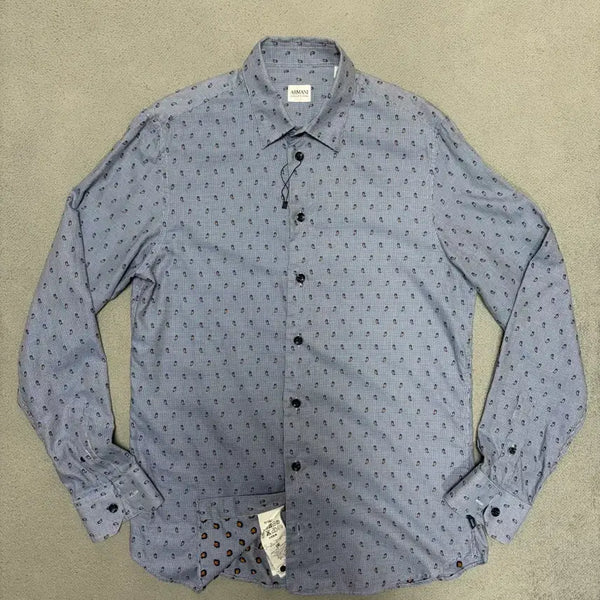 [BUNJANG] Giorgio Armani Collezioni Paisley Shirt Size 100 / 알마니 꼴레지오니 페이즐리 셔츠 100사이즈