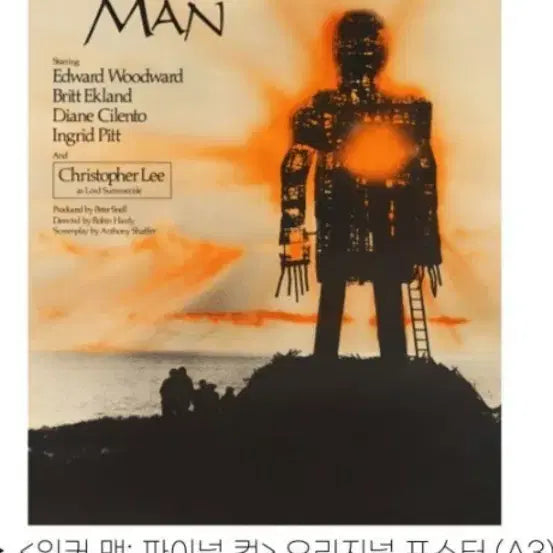 [BUNJANG] The Wicker Man: Final Cut Original A3 Poster / 위커 맨:파이널 컷 1주차 오리지널 포스터 (A3) 팝니다