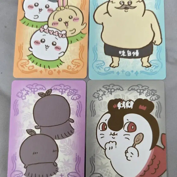 [BUNJANG] Chiikawa Mermaid Island Set Exclusive Cards Bundle Set / 치이카와 인어의 섬 노밸티 특전 카드 일괄
