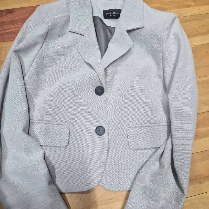 [BUNJANG] Stitch & Soul Light Grey Jacket / 스티치앤소울 자켓 라이트 그레이