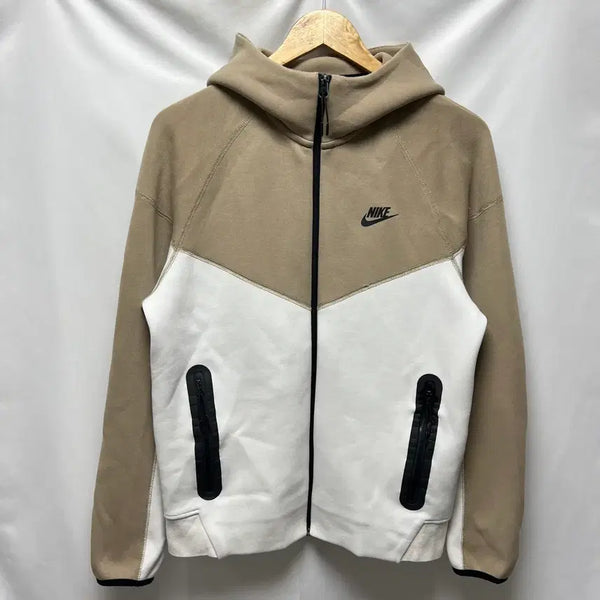 [BUNJANG] Nike Tech Fleece Windrunner Hoodie Beige White / [정품/M] 나이키 테크팩 윈드러너 베이지 화이트 후드집업