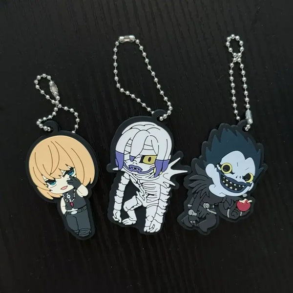 [BUNJANG] Death Note Gacha Keyring Set / 데스노트 키링 가챠 (3개 일괄로만)