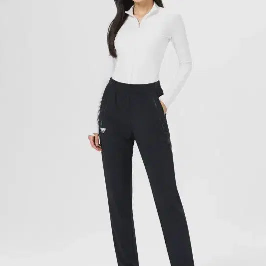 [BUNJANG] Dynafit Black Women's 24-inch Training Pants / 다이나핏 블랙 여자 24인치 운동바지 O0897