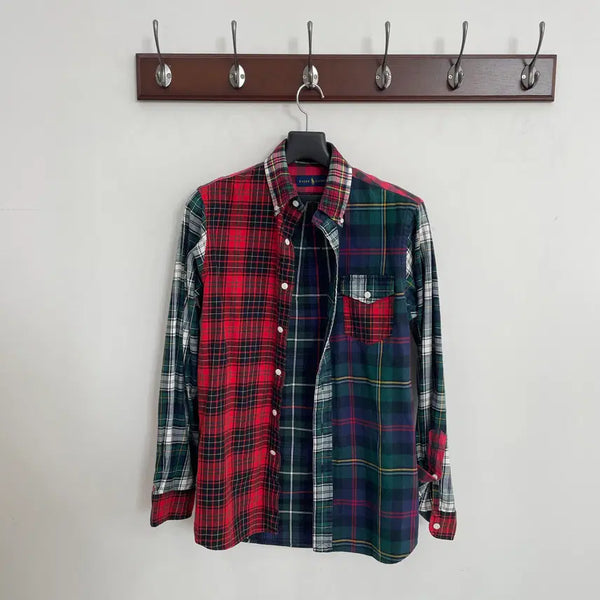 [BUNJANG] Polo Ralph Lauren Patchwork Shirt / 폴로 랄프로렌 패치워크 셔츠