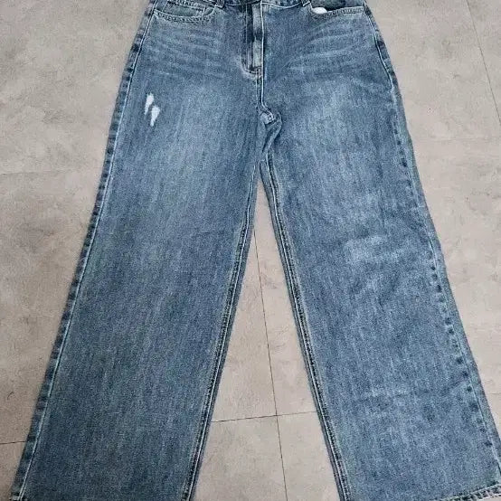 [BUNJANG] NICE CLAP Wide Denim Pants / 나이스크랍 청바지 와이드 데님 팬츠 70-98