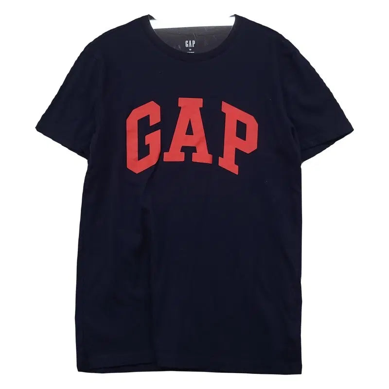 [BUNJANG] GAP Navy Cotton Logo Graphic T-Shirt XS / 갭 네이비 코튼 로고 프린팅 반팔 티셔츠 XS