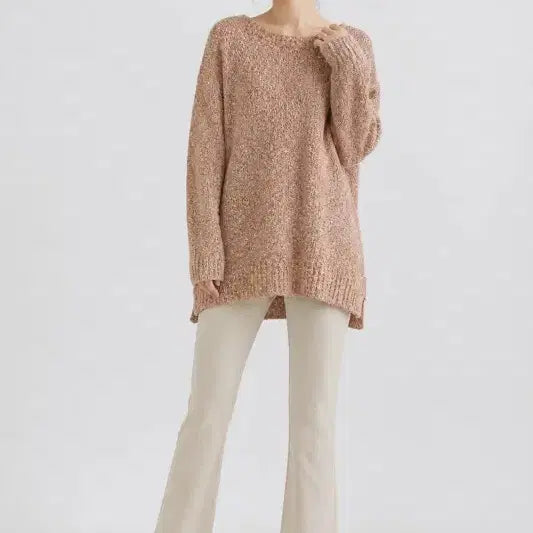 [BUNJANG] Women's Coral Knit Sweater FREE Size / 코랄 여자 FREE 니트 O0931