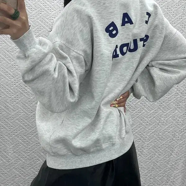 [BUNJANG] I.A.B Studio Vintage Casual Oversized Big Logo Hoodie XL / 아이앱스튜디오 빈티지 캐주얼 오버핏 빅로고 후드티 XL C13976