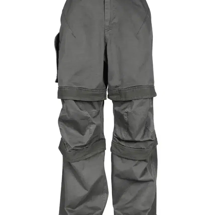 [BUNJANG] Fahrcive Layered Pants Charcoal Size 3 / 파아카이브 레이어드 팬츠 차콜 3
