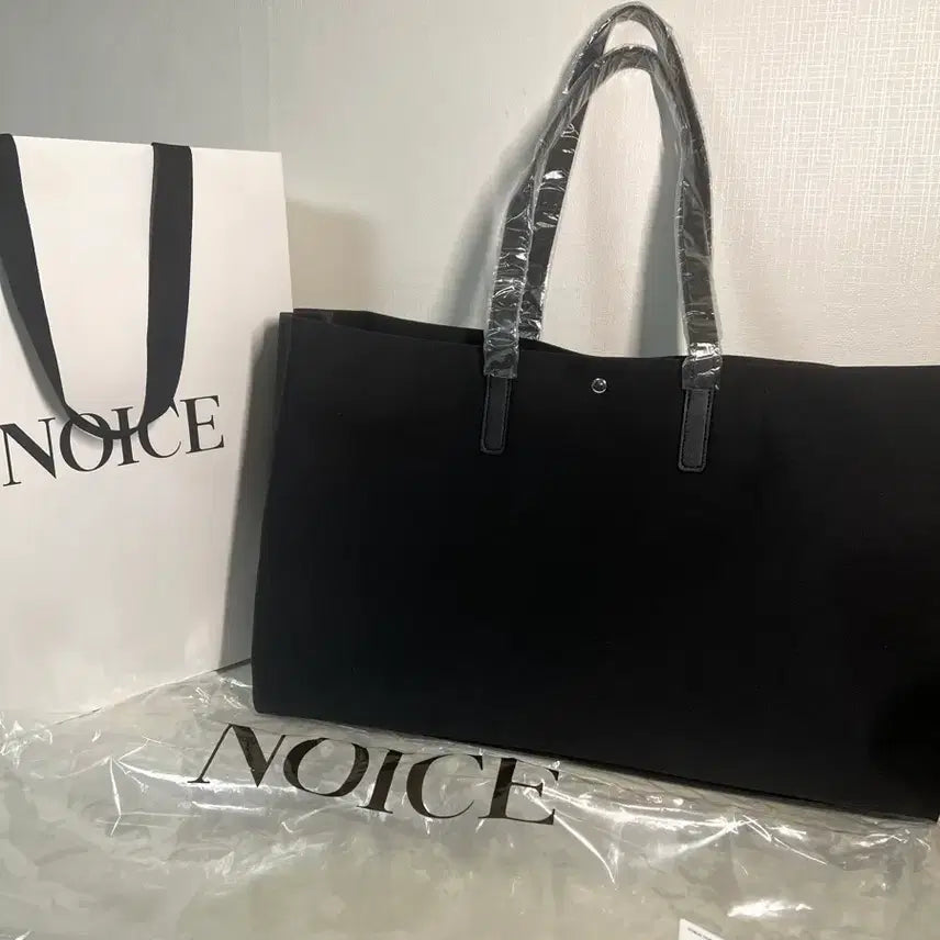 [BUNJANG] Noice Canvas Shoulder Bag Black / Noice 노이스 캔버스 숄더백 새상품 판매 (쇼핑백 포함)