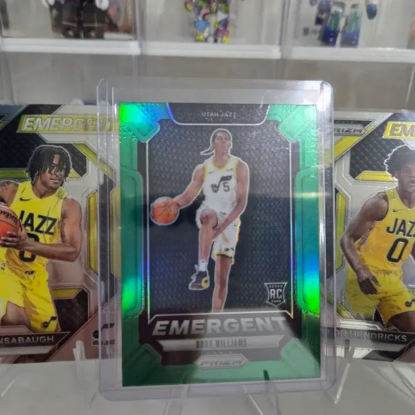 [BUNJANG] Utah Jazz Kobe Williams Rookie Green Insert Card / 유타째즈)코비 윌리암스 루키 그린 +인서트랏