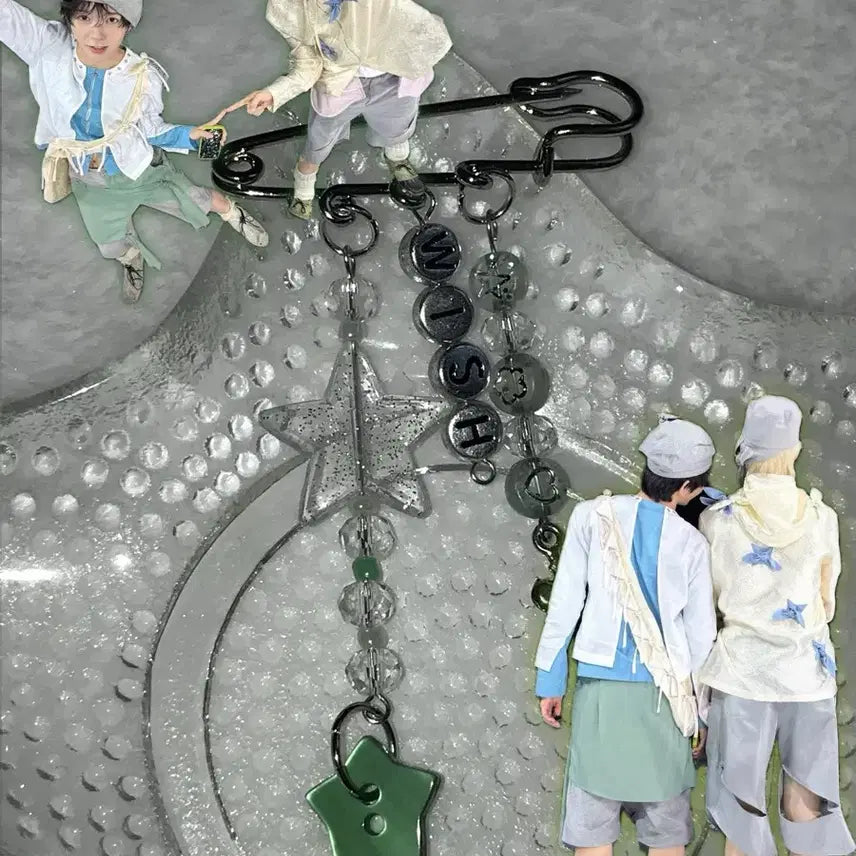 [BUNJANG] NCT WISH Core Safety Pin Keychain / 엔시티 위시 코어 옷핀 키링