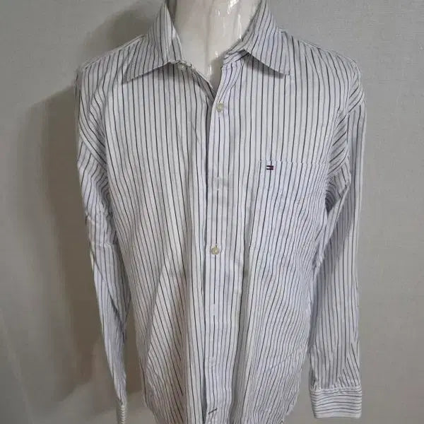 [BUNJANG] Tommy Hilfiger Men's Striped Shirt / 타미/남성용/스트라이프남방/정품/상태A