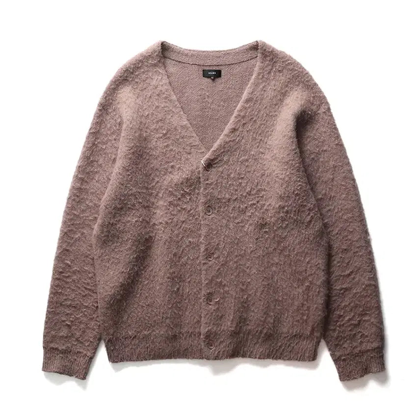 [BUNJANG] BEAMS 7 Gauge Brushed Shaggy Cardigan / BEAMS 7 Gauge Solid Shaggy Cardigan