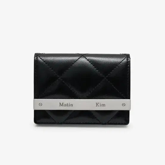 [BUNJANG] Matinkim Quilting Wallet Black / 마뗑킴 퀼팅 반지갑 블랙 새상품