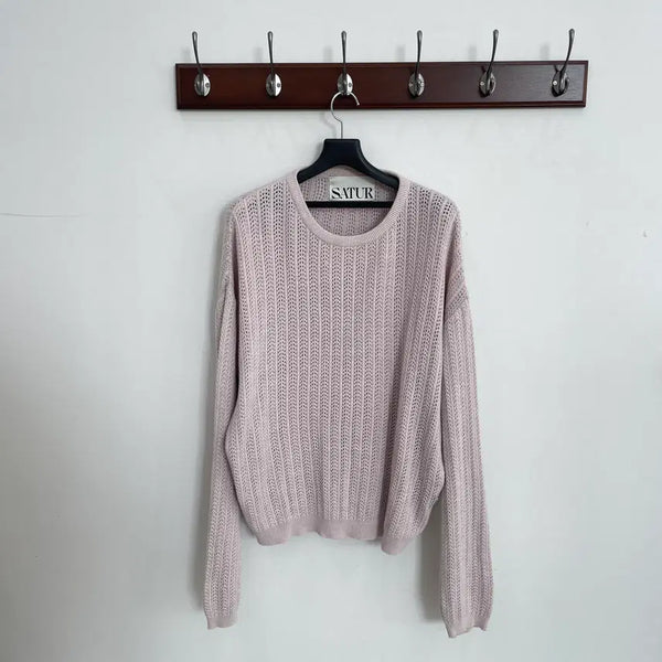 [BUNJANG] Setter Ibiza Natural Mesh Knit / 세터 이비자 내추럴 메시드 니트